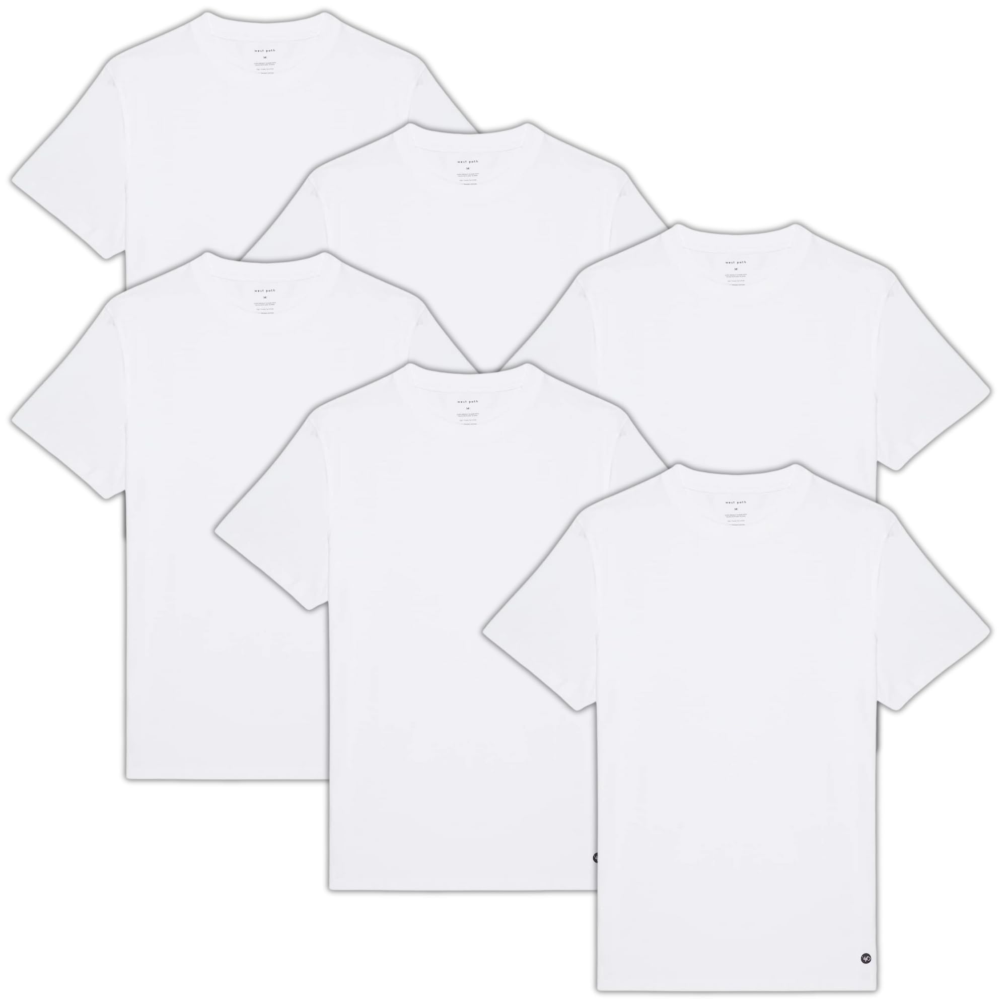Mens Organic T Shirt White | Fair Trade T-Shirt| 100% Cotton Tee | GOTS Eco Friendly | Plain White (XL 6)