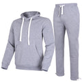 Bellnorth Mens Tracksuit 2 Piece Sets Fleece Casual Jogging Athletic Suits Hoodie Long Sleeve Athletic Sweatsuits(GreyL)